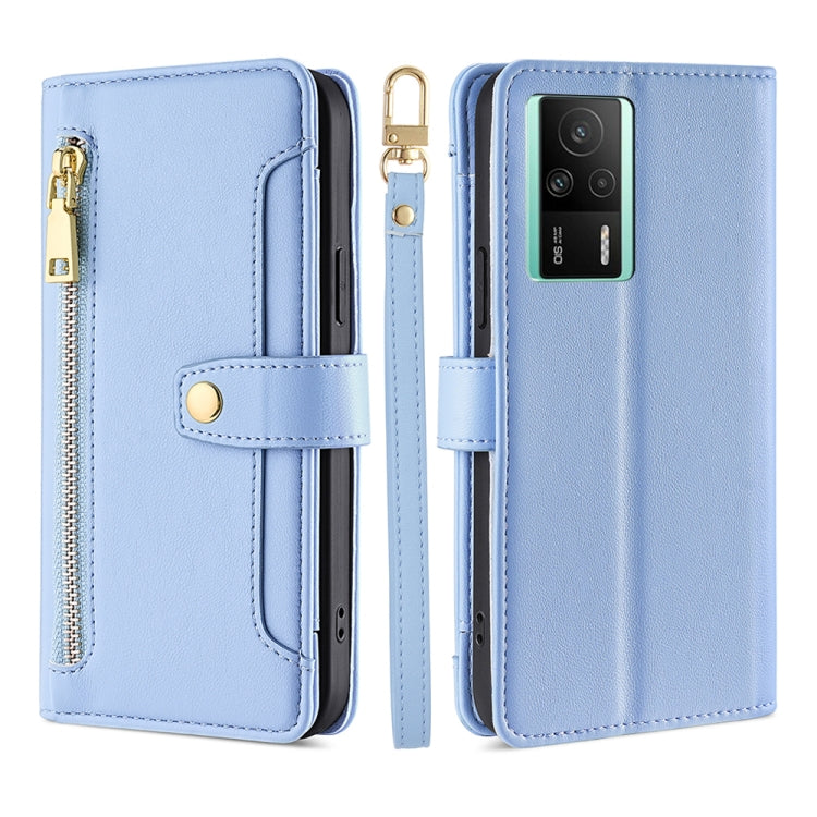 Sheep Texture Cross-body Zipper Wallet Leather Phone Case, Series 2