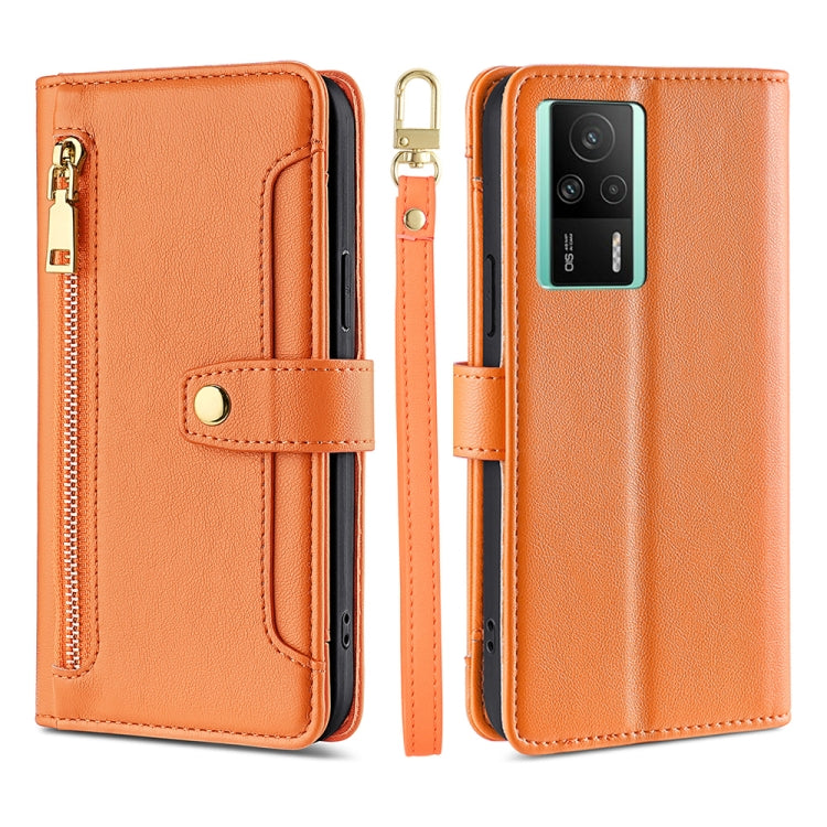 Sheep Texture Cross-body Zipper Wallet Leather Phone Case, Series 2