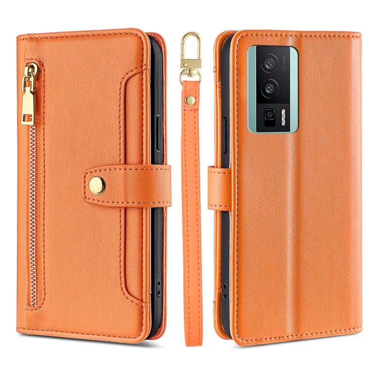 Sheep Texture Cross-body Zipper Wallet Leather Phone Case, Series 2