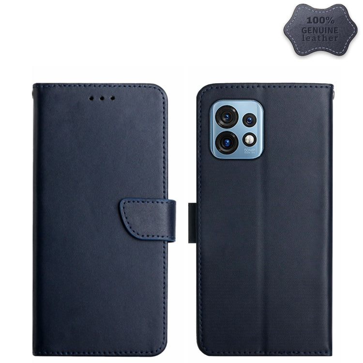 Genuine Leather Fingerprint-proof Flip Phone Case