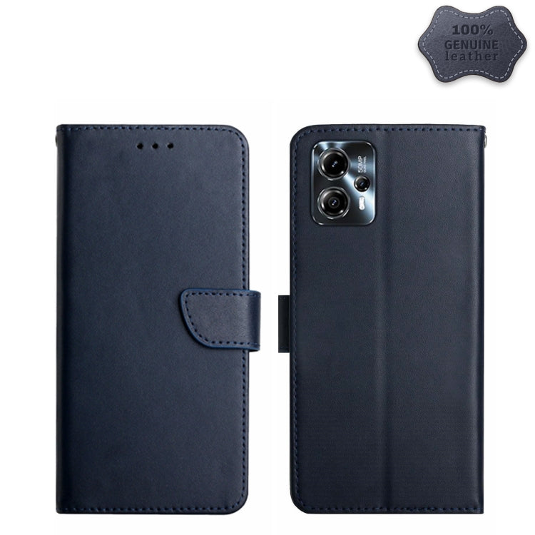 Genuine Leather Fingerprint-proof Flip Phone Case