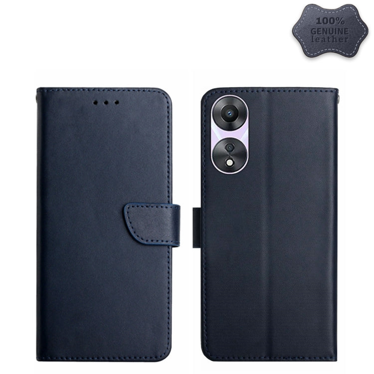 Genuine Leather Fingerprint-proof Flip Phone Case