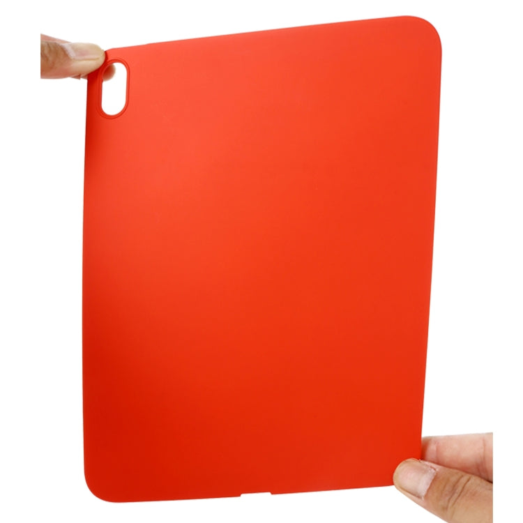 Solid Color Liquid Silicone Dropproof Full Coverage Tablet Case, For iPad 10th Gen 10.9 2022