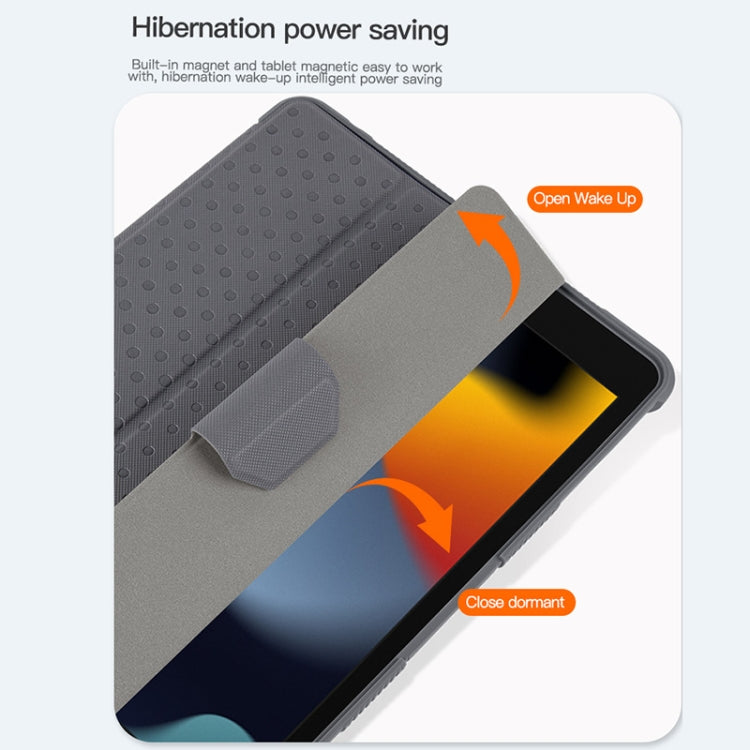 Étui 3 volets en cuir TPU acrylique pour tablette iPad Pro 11 (2018/2020/2021) / Air 10.9 (2020/2022)