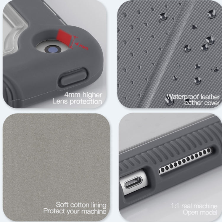 Étui 3 volets en cuir TPU acrylique pour tablette iPad Pro 11 (2018/2020/2021) / Air 10.9 (2020/2022)