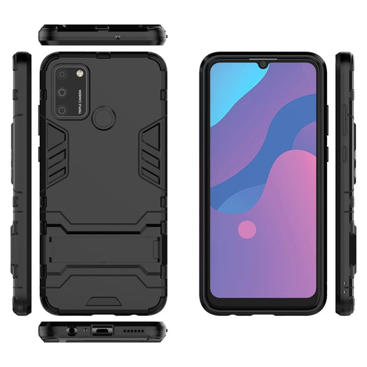 Dual-layer PC TPU shockproof case for Honor Play 4T Pro with secure grip holder
