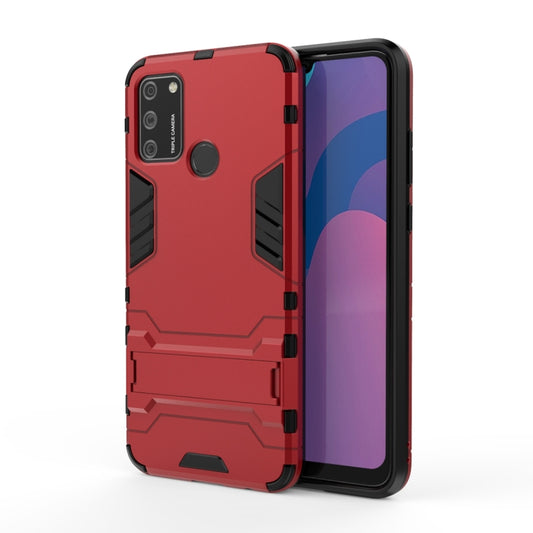 Slim-profile anti-shock case for Galaxy A71 5G in use with invisible phone holder