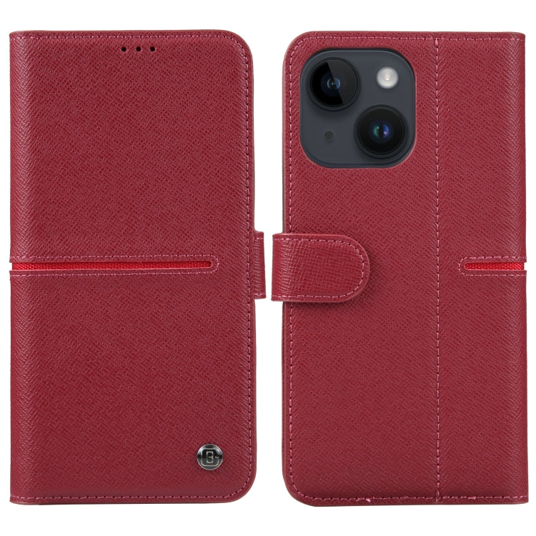 GEBEI Top-grain Horizontal Flip Leather Phone Case