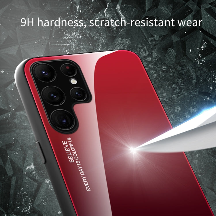 Coque en verre dégradé pour Samsung Galaxy S23 Ultra 5G