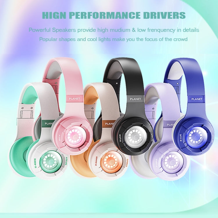 KE25 RGB Light Wireless Stereo Music Bluetooth Headset