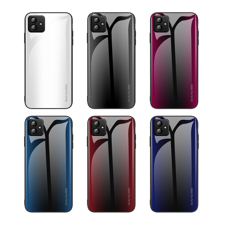 For Samsung Galaxy A04 Texture Gradient Glass TPU Phone Case, For Samsung Galaxy A04