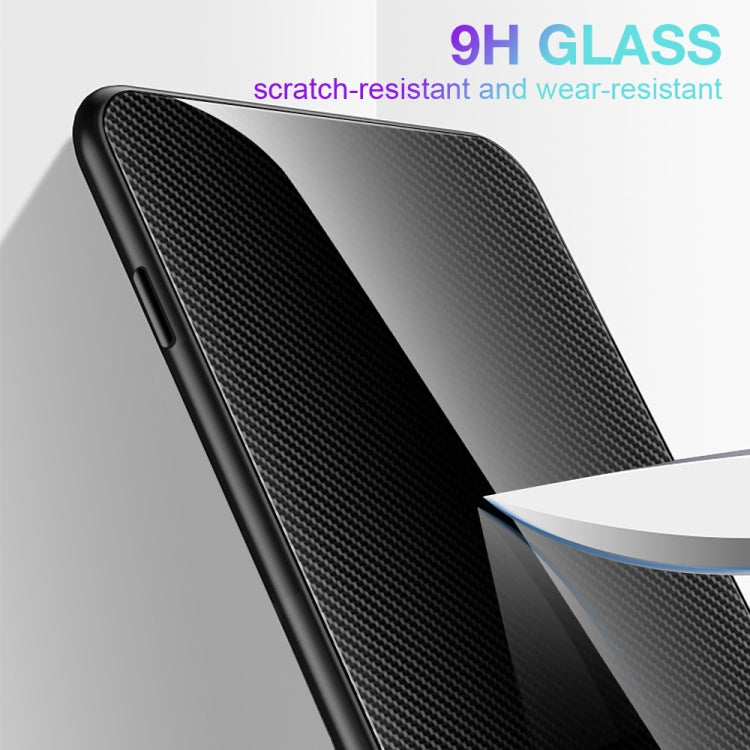 For Samsung Galaxy A04 Texture Gradient Glass TPU Phone Case, For Samsung Galaxy A04