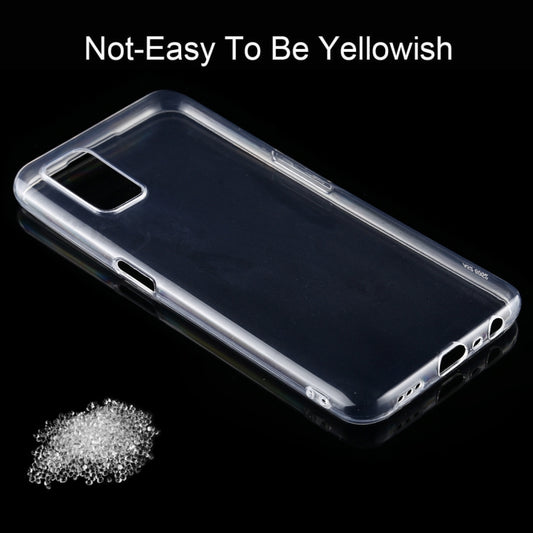 Durable transparent TPU bumper case side profile showing slim profile fit for Xiaomi devices