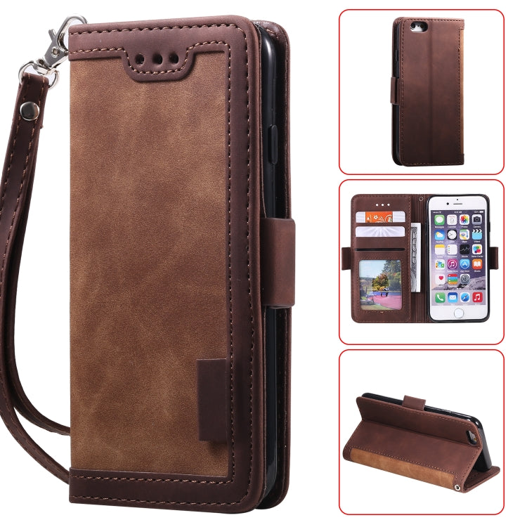 Retro Splicing Horizontal Flip Leather Case with Card Slots & Holder & Wallet, For iPhone SE 2022 / SE 2020 / 8 / 7, For Xiaomi Redmi Note 8 Pro