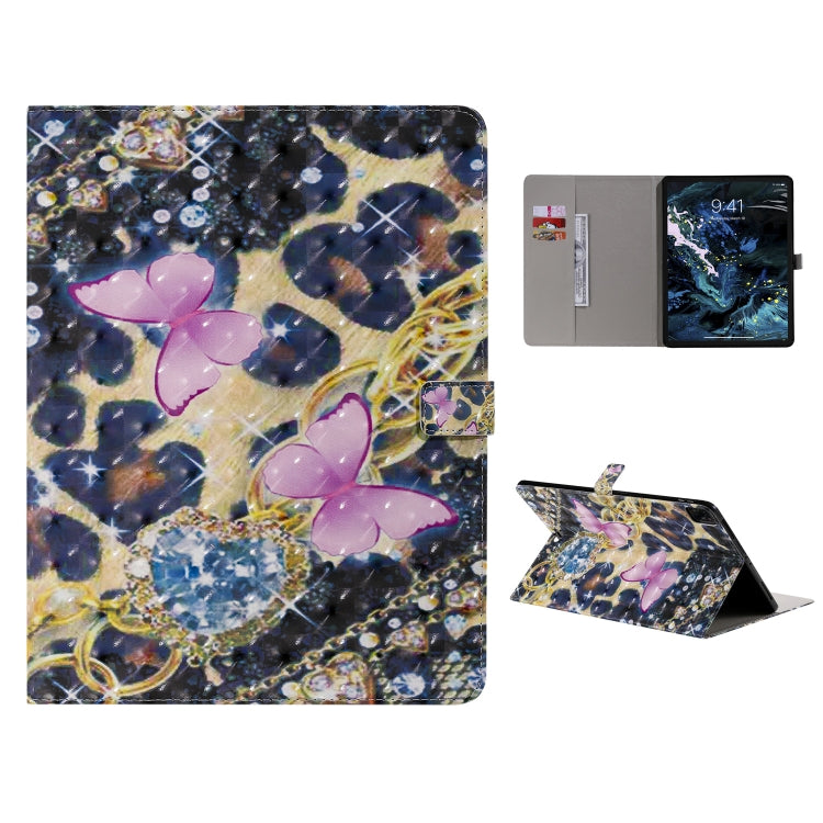3D Colored Drawing Horizontal Flip Leather Case with Holder & Card Slot & Wallet, For iPad Pro 12.9 (2020), For iPad Pro 11 (2020)