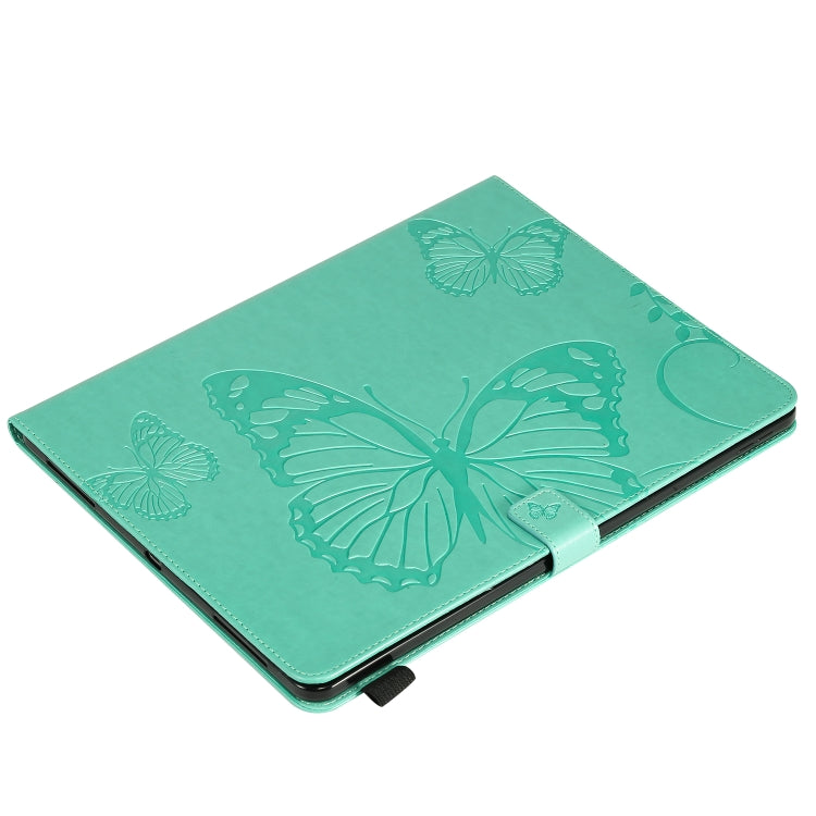 Pressed Printing Butterfly Pattern Horizontal Flip Leather Case with Holder & Card Slots & Wallet