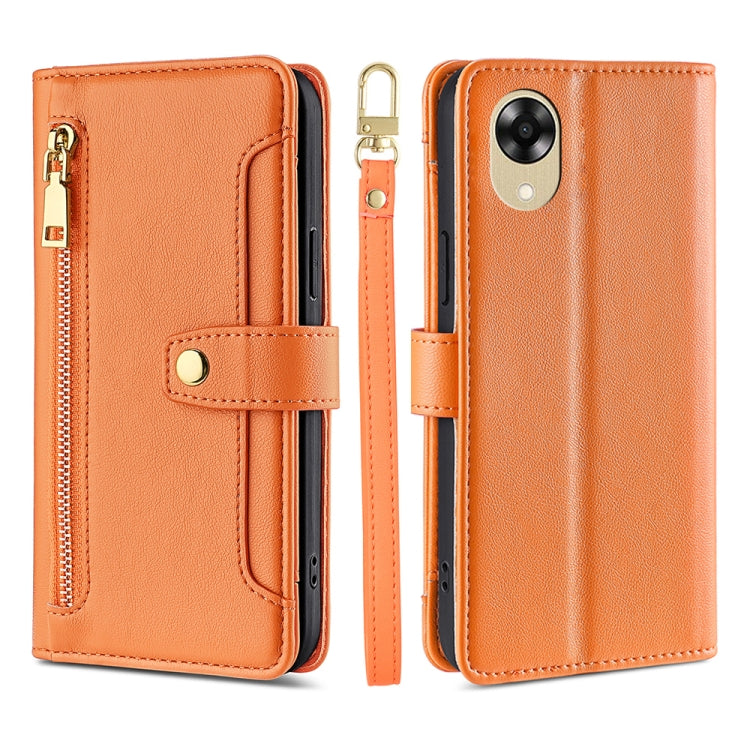 Sheep Texture Cross-body Zipper Wallet Leather Phone Case, For Motorola Moto E13 4G, For OPPO A17k, For OPPO Reno8 T 4G, For Xiaomi Poco X5 Pro / Redmi Note 12 Pro Speed