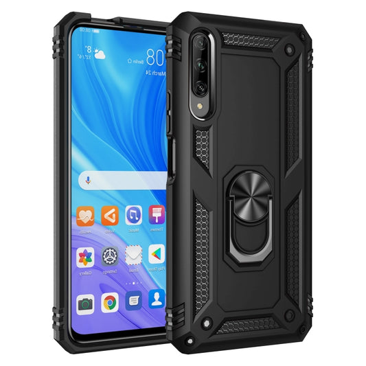 Shockproof TPU PC protective case Galaxy A70e Huawei Y9s with 360 rotating holder