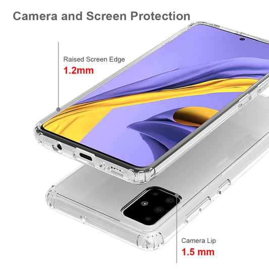 Slim protective Samsung Galaxy M21 case with scratch-resistant acrylic back