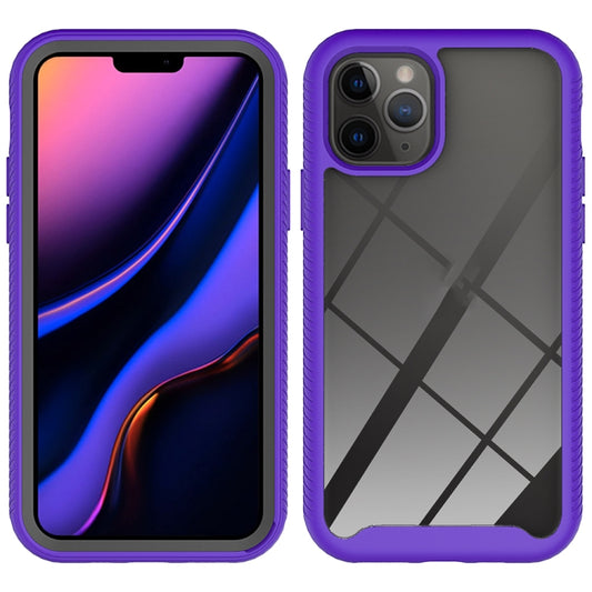 Starry Sky solid color iPhone case with shockproof PC TPU protection front view