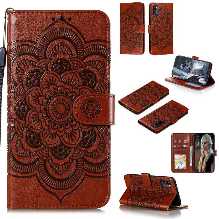 Mandala Embossing Pattern Horizontal Flip PU Leather Case with Holder & Card Slots & Walle & Lanyard, For Samsung Galaxy A11, For Samsung Galaxy A41, For Samsung Galaxy A70e