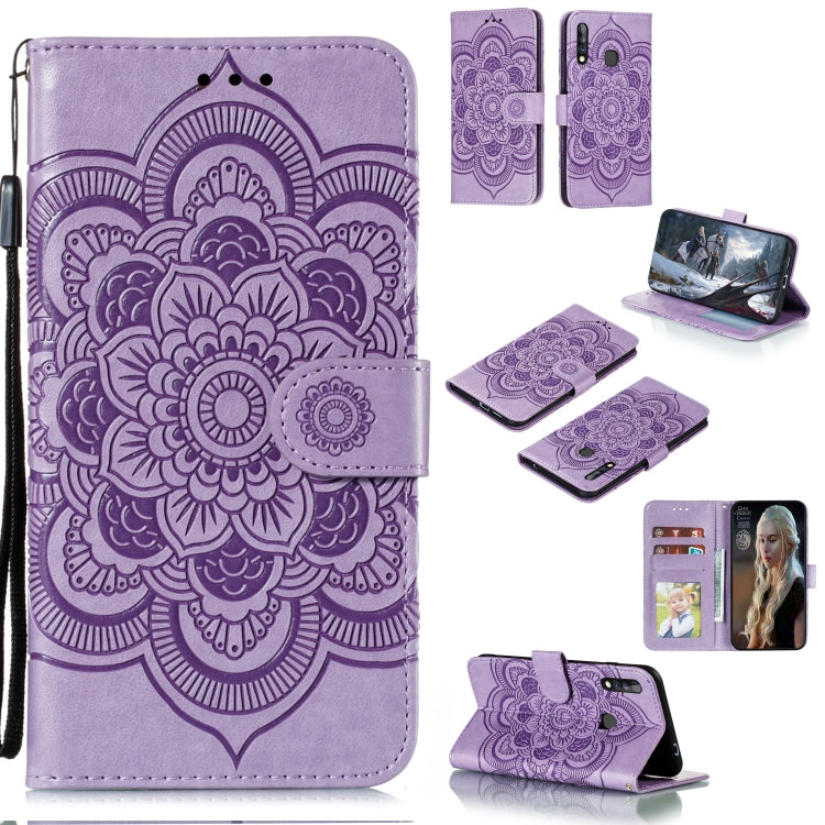 Mandala Embossing Pattern Horizontal Flip PU Leather Case with Holder & Card Slots & Walle & Lanyard, For Samsung Galaxy A11, For Samsung Galaxy A41, For Samsung Galaxy A70e