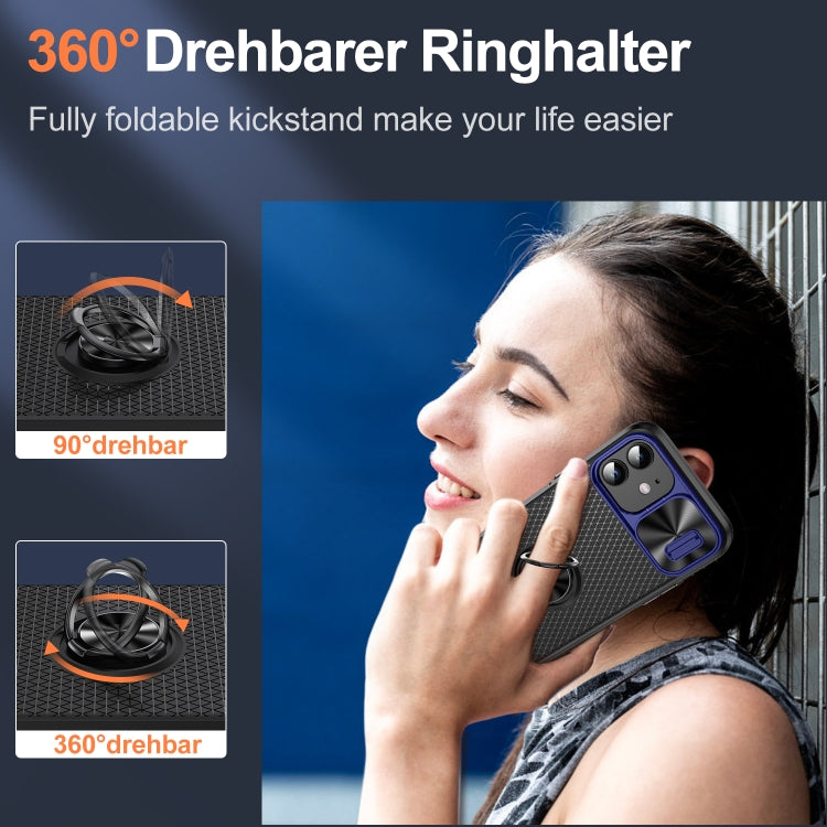 Sliding Camshield Armor Phone Case with Ring Holder