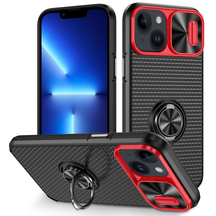 Sliding Camshield Armor Phone Case with Ring Holder