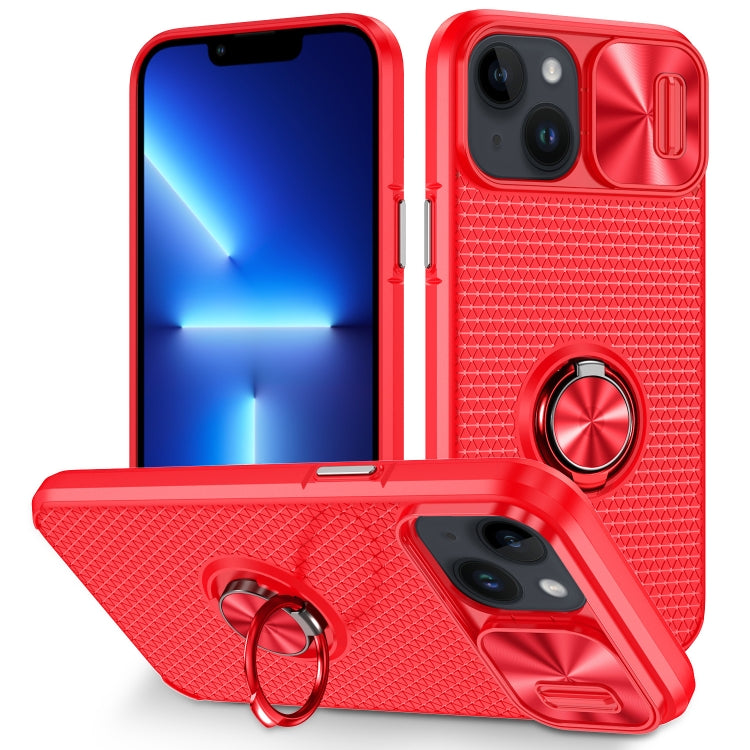 Sliding Camshield Armor Phone Case with Ring Holder