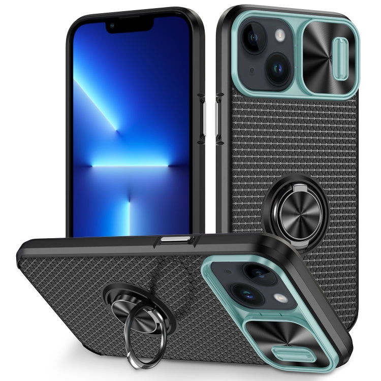 Sliding Camshield Armor Phone Case with Ring Holder