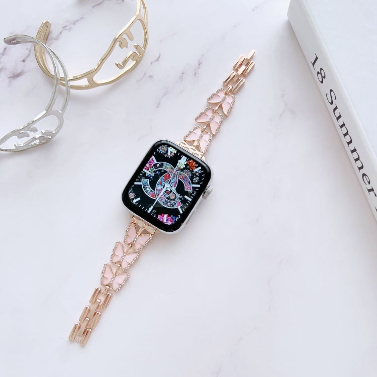 Metal Bracelet Watch Band, For Apple Watch Series 8&7 45mm / SE 2&6&SE&5&4 44mm, For Apple Watch Series 8&7 41mm / SE 2&6&SE&5&4 40mm