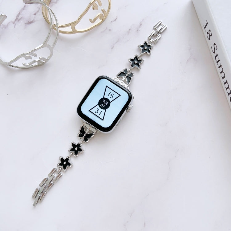 Metal Bracelet Watch Band, For Apple Watch Series 8&7 45mm / SE 2&6&SE&5&4 44mm, For Apple Watch Series 8&7 41mm / SE 2&6&SE&5&4 40mm