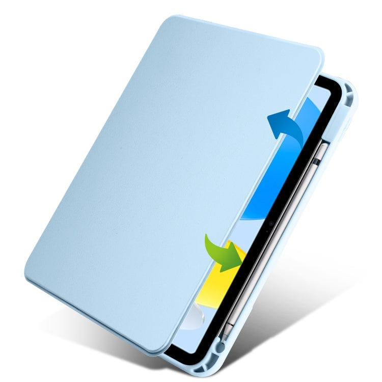 Étui en cuir acrylique rotatif à 360 degrés pour tablette, pour iPad 10e génération 10.9 (2022) et iPad 10.2 (2022/2021/2020/2019).