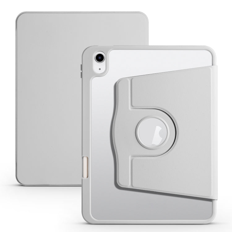 Étui en cuir acrylique rotatif à 360 degrés pour tablette, pour iPad 10e génération 10.9 (2022) et iPad 10.2 (2022/2021/2020/2019).