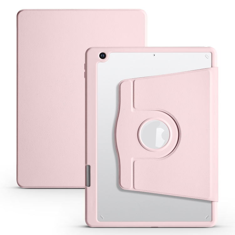 Étui en cuir acrylique rotatif à 360 degrés pour tablette, pour iPad 10e génération 10.9 (2022) et iPad 10.2 (2022/2021/2020/2019).