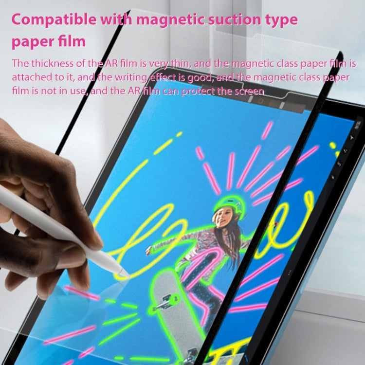 Film de protection pour tablette avec transparence AR, pour iPad 9.7 (2018/2017/Air/Air 2), pour iPad 10.2 (2021/2020/2019/Air 10.5) (2019), pour iPad Pro 11 (2022/2021/2020/2018), pour iPad Pro 12.9 (2022/2021/2020/2018), pour iPad mini 6