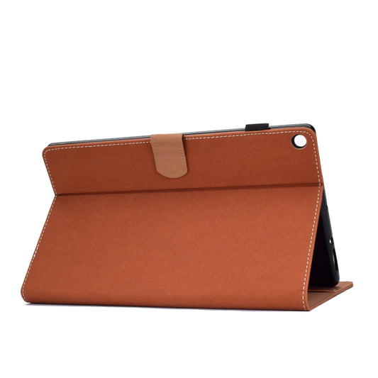 Open tablet case revealing interior card slot design and cushioned device compartment layout