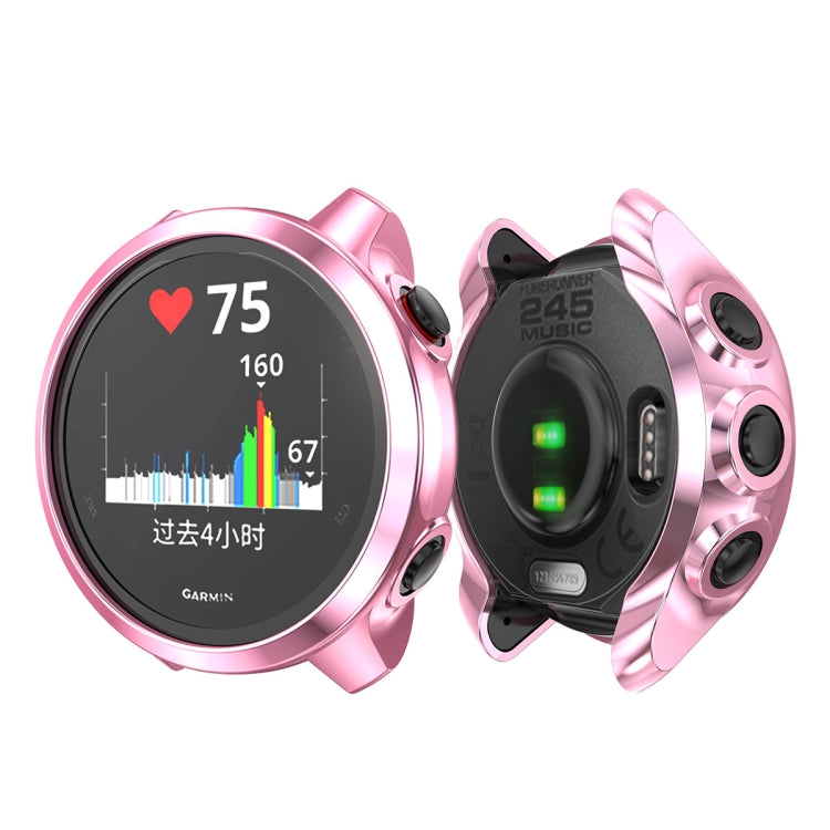 Boîtier de montre galvanisé en TPU pour Garmin Forerunner 245
