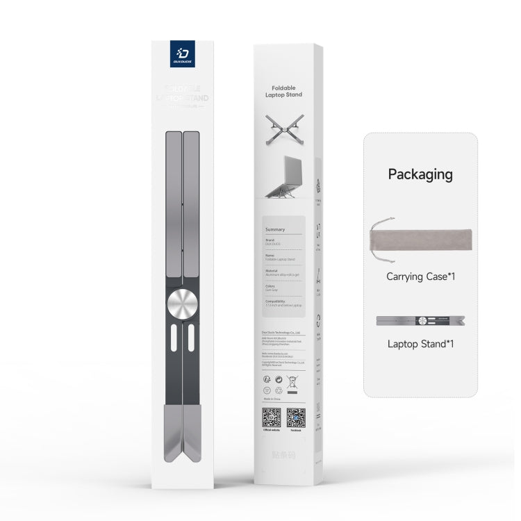 DUX DUCIS Foldable X-shaped Aluminum Laptop Stand, Laptop Stand