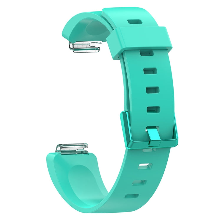 For Fitbit Inspire / Inspire HR Glossy Surface Silicone Replacement Wrist Strap Watchband, S, L