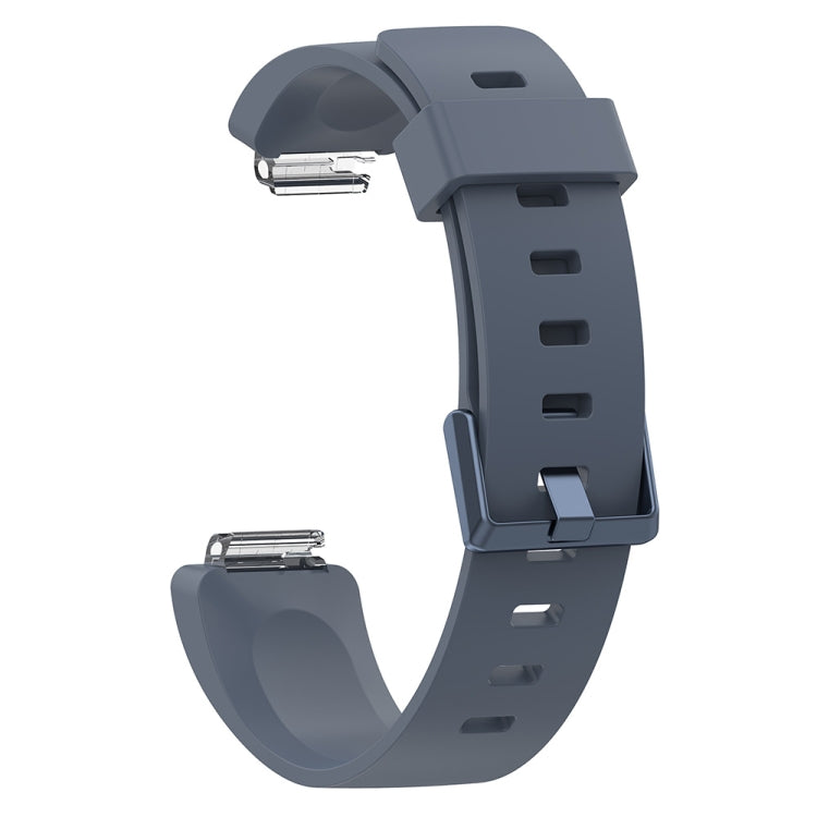 For Fitbit Inspire / Inspire HR Glossy Surface Silicone Replacement Wrist Strap Watchband, S, L