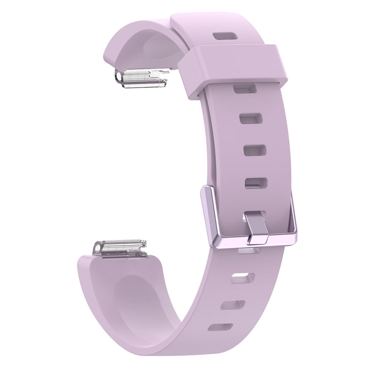 For Fitbit Inspire / Inspire HR Glossy Surface Silicone Replacement Wrist Strap Watchband, S, L