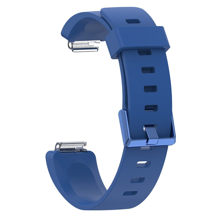 For Fitbit Inspire / Inspire HR Glossy Surface Silicone Replacement Wrist Strap Watchband, S, L
