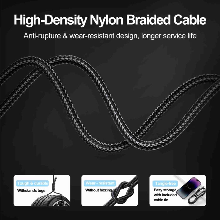JOYROOM S-UL012A10 Extraordinary Series 2.4A USB-A to 8 Pin Fast Charging Data Cable, 20W 8 Pin, 1.2m