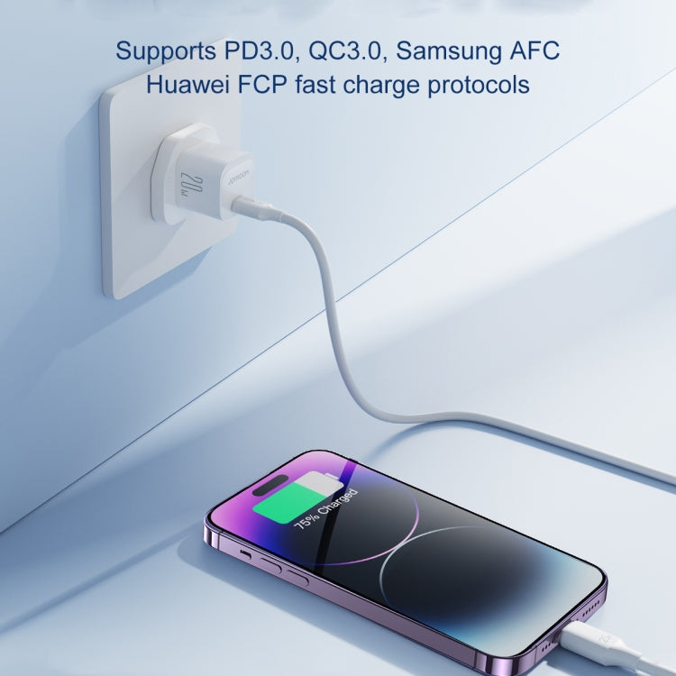 JOYROOM JR-TCF02 PD Type-C 20W Mini Charger, UK Plug