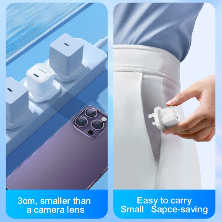 JOYROOM JR-TCF02 PD Type-C 20W Mini Charger, UK Plug