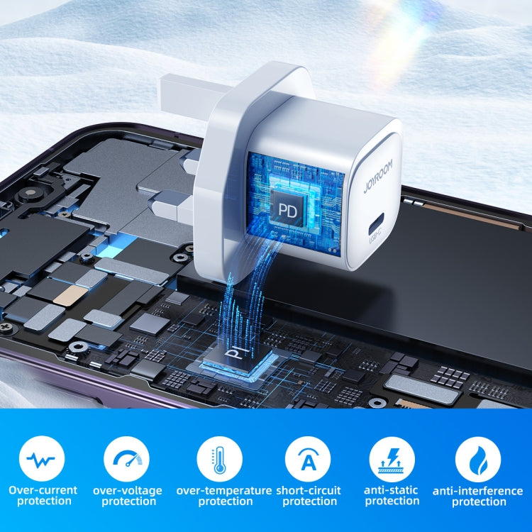 JOYROOM JR-TCF02 PD Type-C 20W Mini Charger, UK Plug