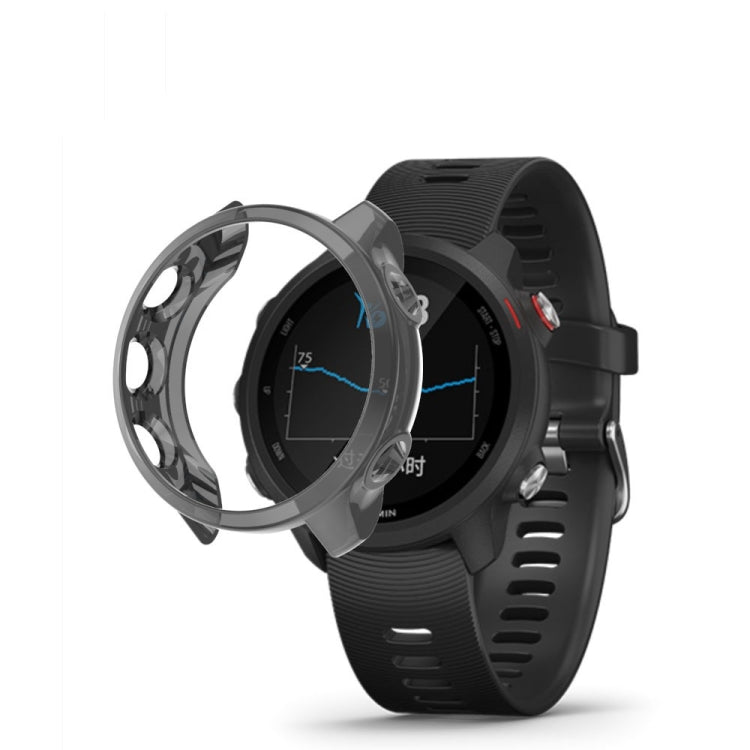 Étui de montre translucide en TPU pour Garmin Forerunner 245