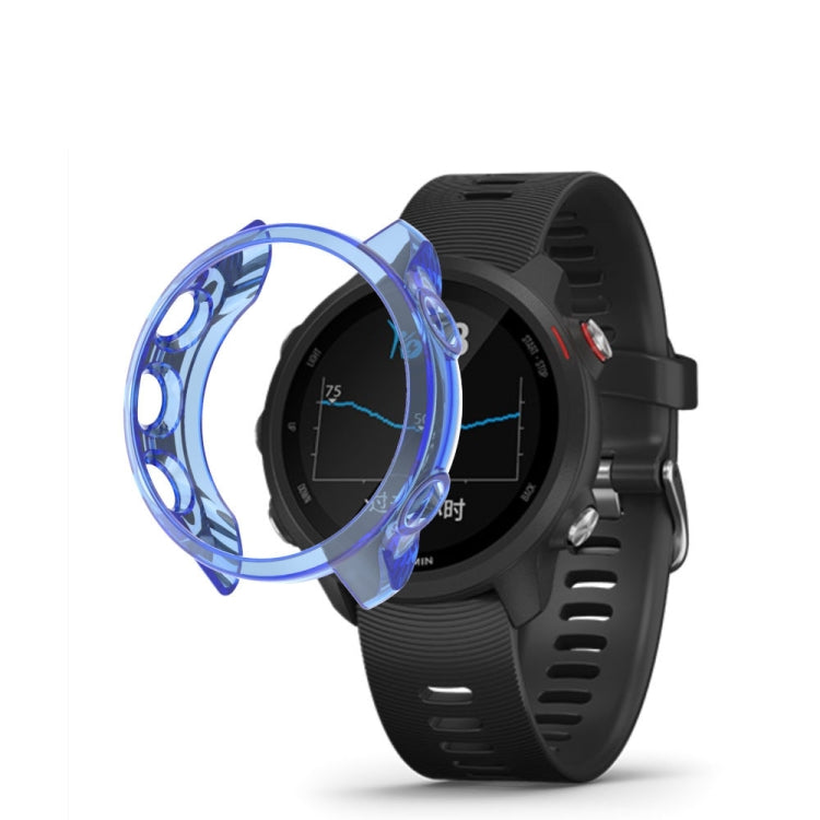 Étui de montre translucide en TPU pour Garmin Forerunner 245