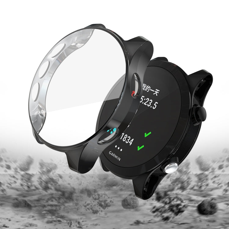 Boîtier de montre galvanisé en TPU pour Garmin Forerunner 935